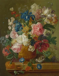 Blumen in einer Vase, 1789